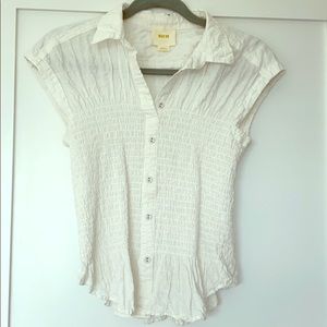 Anthropologie Maeve blouse with Rushing